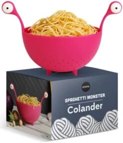 Monstrainer Pasta Strainer - Pot Strainers For Kitchen Gifts, Food Strainer, Noodle Strainer, Clip On Strainer For Pots - Cool Kitchen Gadgets, Cute Kitchen Accessories, Kitchen Finds - BPA Free -KitchenAid Shop 41jZb0a4u7L. AC