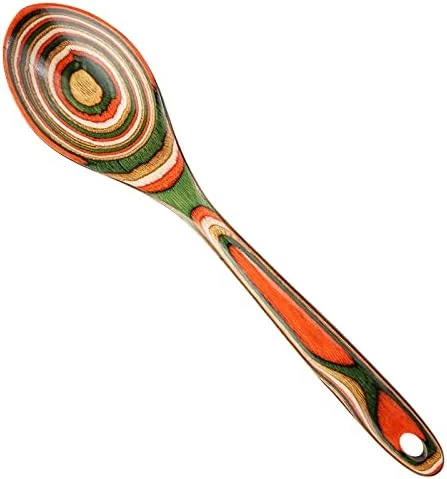 Wooden Spoons For Cooking, WOSPONFAN Kitchen Utensils Set, Pakkawood Kitchen Cooking Utensils Set, Apartment Essentials Wood Serving Spatula Spoon, Salad Tongs, Home & Kitchen Gift For Women 9 Wooden Spoons For Cooking, WOSPONFAN Kitchen Utensils Set, Pakkawood Kitchen Cooking Utensils Set, Apartment Essentials Wood Serving Spatula Spoon, Salad Tongs, Home & Kitchen Gift For Women - Image 7