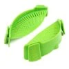 Silicone Clip-on Stew-Pan Strainer, Pasta Strainer, Colander, For Pan Universal Size, Food Grade Material/Heat Resistant, 2 PCS, Green 1 Silicone Clip-on Stew-Pan Strainer, Pasta Strainer, Colander, For Pan Universal Size, Food Grade Material/Heat Resistant, 2 PCS, Green -KitchenAid Shop 41jhQaJbwmL