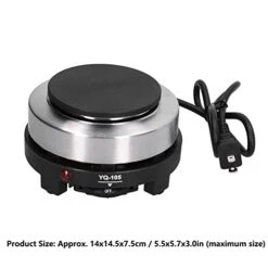Coffee Electric Stove, 500W Electric Stove Mini Temperature Controlled Burner Kitchen Coffee Electric Stove Heater Hotplate Cooking Appliances Speed Coffee Maker Heater For Home Restaurant -KitchenAid Shop 41jzoXTdCjL