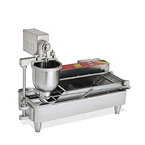 Commercial Automatic 2 Rows Donut Maker Machine, 7L Hopper Electric Frying Donuts Maker With 3 Sizes Moulds, 110V Doughnut Making Machine With Intelligent Control Panel (1200PCS/H) 4 Commercial Automatic 2 Rows Donut Maker Machine, 7L Hopper Electric Frying Donuts Maker With 3 Sizes Moulds, 110V Doughnut Making Machine With Intelligent Control Panel (1200PCS/H) - Image 2