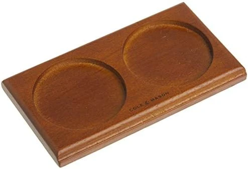 Cole & Mason Salt & Pepper Mill Tray, Brown Wood 8 Cole & Mason Salt & Pepper Mill Tray, Brown Wood - Image 6