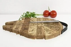 Millennium Falcon Board - Wooden Cutting Board - Engraved Wooden Plate - Rustic Cutting Board - Futuristic Serving Platter - Valentines Gift -KitchenAid Shop 41k2eEcm5EL