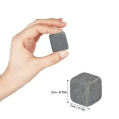 Chilling Stone - Ice Cubes Stone Whisky Chilling Stone Ice Cubes Drinks Wine Beer Cooler Barware Cubes Gift Set Pack Of 9pcs -KitchenAid Shop 41kJzKbvZgL