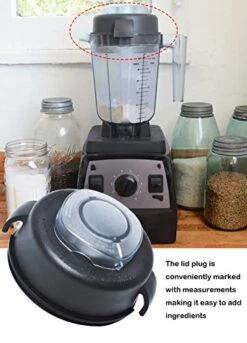XIANQU 2-Part Lid And Plug Fit For Vita-mix 64-Ounce High Profile Container Blender Replacement Parts For Vita-mix 5200 5000 -KitchenAid Shop 41kMMaNMF2L
