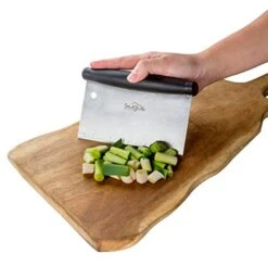 (6.3 X 3.9 X 1.3) Inch Premium 304 Stainless Steel Bench Scraper For Baking/Bench Chopper SUGUS HOUSE, Quick & Easy Multi-purpose Dough Scraper, Dough Cutter & Pastry Scraper -KitchenAid Shop 41kOLO7lB2L