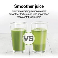 Hamilton Beach 67951 Cold Press Masticating Juicer Machine, Slow And Quiet Action, Juice Fruits & Vegetables, BPA Free, Easy Clean, 150 Watts, Silver -KitchenAid Shop 41kQg3ilDNS