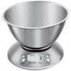 Food Scale With Bowl, Digital Kitchen Weight For Cooking, Baking And Dieting,11lb/5kg, LCD Display, 5kg, Silver