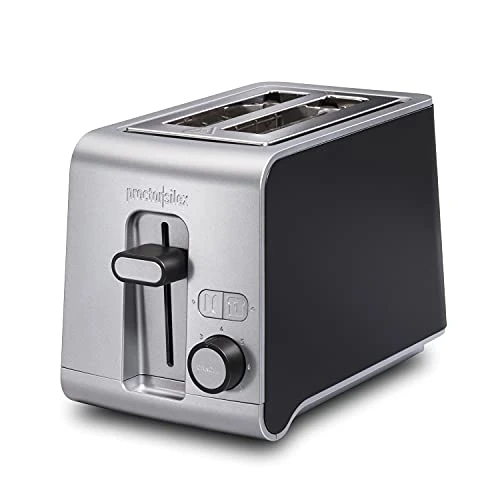 2 Slice Toaster With Extra Wide Slots, Sure-Toast Technology, Shade Selector & Bagel Setting, Black And Silver (22302) 3 2 Slice Toaster With Extra Wide Slots, Sure-Toast Technology, Shade Selector & Bagel Setting, Black And Silver (22302)