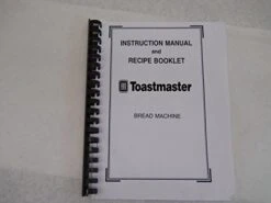 Bread Machine Maker Instruction Manual (Model: 1172) Reprint [Plastic Comb]