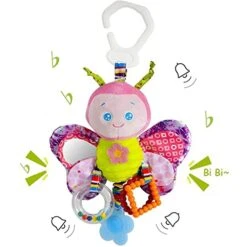CANAFA Toys And Car Seat Toys For Infants With Teether Hanging Stroller Toys Toddlers Clip Building For Kids Ages 2-4 -KitchenAid Shop 41kg3OJEfRL