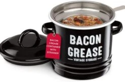 Bacon Grease Container With Strainer, Bacon Grease Saver, Cooking Oil Container, Bacon Grease Strainer, Cooking Oil Filter Pot Stainless Steel, Grease Can For Kitchen With Strainer -KitchenAid Shop 41km5YIAO8L. AC