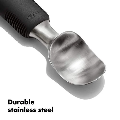 OXO Good Grips Stainless Steel Ice Cream Scoop 5 OXO Good Grips Stainless Steel Ice Cream Scoop - Image 3