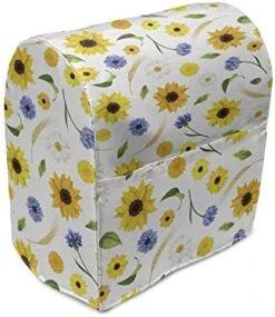 Ambesonne Tattoo Stand Mixer Cover, Monochrome Pattern With Floral Abstract Butterflies In Filigree Style Spiral Wings, Kitchen Appliance Organizer Bag Cover With A Pocket, 6-8 Quarts, Black And White -KitchenAid Shop 41kty9 aCsL. AC