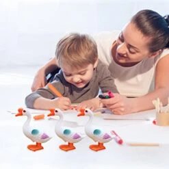 Winding Spring Toy Bouncing Big White Goose Simulation Animal Infant Enlightenment Boys And Girls Learn To Climb 1 To 8 Years Old Toy Multiplication Table -KitchenAid Shop 41l4bcria4L