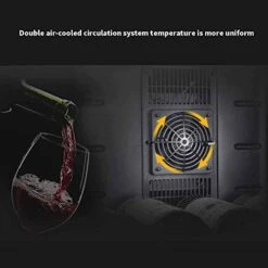 ATAAY Wine Cabinet Tea Fresh Cigar Cabinet Household Mini Refrigerator, Red And White Wine Cellar With Digital Temperature -KitchenAid Shop 41l60Vj6ZaL