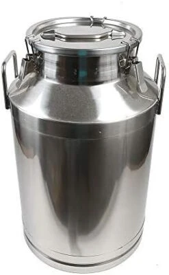 60L Stainless Steel Farm Milk Can Wine Pail Dairy Pot Bucket Tote Jug Milk Bottle Oil Barrel Tea Canister Silicone Seal With Carry Handle USA Stock 14 60L Stainless Steel Farm Milk Can Wine Pail Dairy Pot Bucket Tote Jug Milk Bottle Oil Barrel Tea Canister Silicone Seal With Carry Handle USA Stock -KitchenAid Shop 41l7hxcjC7L. AC