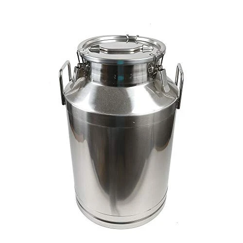 60L Stainless Steel Farm Milk Can Wine Pail Dairy Pot Bucket Tote Jug Milk Bottle Oil Barrel Tea Canister Silicone Seal With Carry Handle USA Stock 3 60L Stainless Steel Farm Milk Can Wine Pail Dairy Pot Bucket Tote Jug Milk Bottle Oil Barrel Tea Canister Silicone Seal With Carry Handle USA Stock