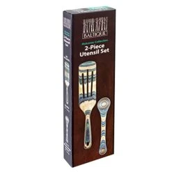 Ique Mykonos Collection 2 Piece Cooking Utensil Set, Spurtle & Measuring Spoon -KitchenAid Shop 41lBnRCo6VL