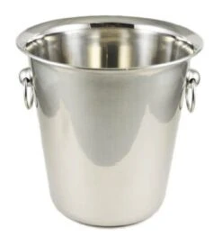 Winco WB-4 4 Quart Wine Bucket,stainless Steel,Set Of 3