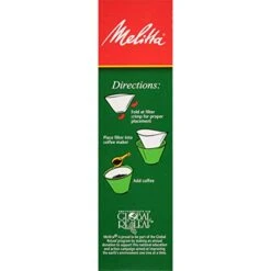 Melitta #4 Cone Coffee Filters, White, 100 Count (Pack Of 6) -KitchenAid Shop 41lLyXWHmPL