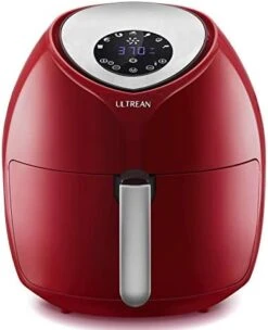 Ultrean Air Fryer 6 Quart, Large Family Size Electric Hot Airfryer XL Oven Oilless Cooker With 7 Presets, LCD Digital Touch Screen And Nonstick Detachable Basket,UL Certified,1700W (Black) -KitchenAid Shop 41lUpKNCbL. AC