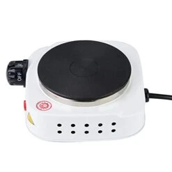 Mini Stove, Electric Single Burner, Compact And Portable, Adjustable Temperature Hot Plate, 500W Multifunctional Home Heater(US) -KitchenAid Shop 41lWADggM5L