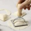 Pasta Cutter,Ravioli Cutter Set, Ravioli Stamp Maker Cutter With Pasta Cutter Wheel,Mini Rolling Pin - Great For Ravioli, Pasta, Dumpling Lasagna, Stamping Stamps
