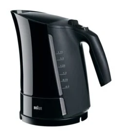 Braun WK300 Black Electric Tea Kettle, 1.6 Liter, 220-240 Volts (Not For USA - European Cord)