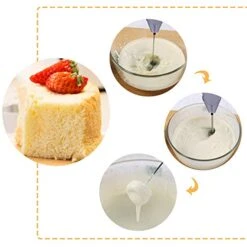 Milk Frother Handheld For Coffee Tea Cappuccino Matcha Hot Chocolate, Silver -KitchenAid Shop 41lcN3NcynL