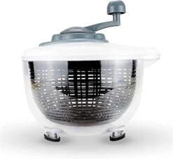 Salad Spinner,Lettuce Spinner Washer Dryer With Bowl,BPA Free,Easy To Clean For Vegetables And Fruits,5L