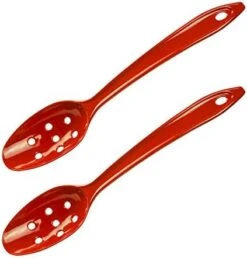 Lopol Nylon, Set Of 2 Cooking Spoon, 11", Dark Red -KitchenAid Shop 41llAdx1EL. AC