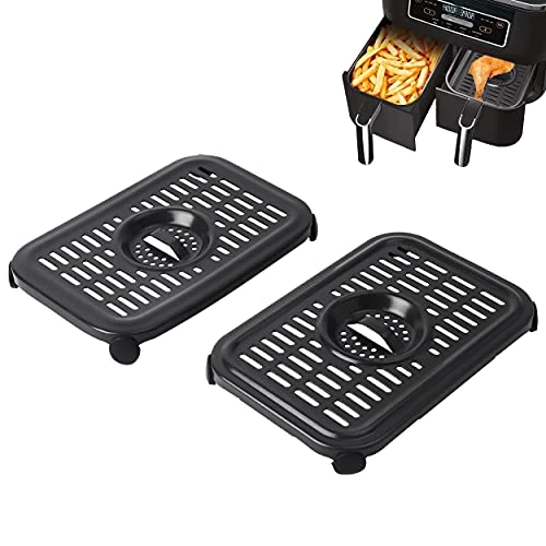 Air Fryer Crisper Plate For Ninja DZ201 Foodi Air Fryer,2 Pcs Replacement Grill Pan For Ninja DZ100 Foodi Air Fryer,Air Fryer Replacement Parts,Air Fryer Grill Plate,Air Fryer Accessories 3 Air Fryer Crisper Plate For Ninja DZ201 Foodi Air Fryer,2 Pcs Replacement Grill Pan For Ninja DZ100 Foodi Air Fryer,Air Fryer Replacement Parts,Air Fryer Grill Plate,Air Fryer Accessories