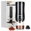 Electric Burr Coffee Grinder With Cone Ceramic Mills,Adjustable Setting Slow-Grind Result Better Taste Coffee(upgraded Inner)