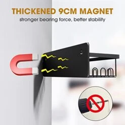 EAZOO Spice Racks Magnetic For Refrigerator,Spice Organizers Black Color(4Pack) -KitchenAid Shop 41lqHGUW9mL