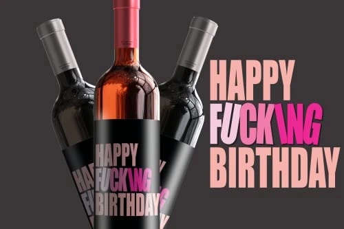 GENERIC Happy Fucking Birthday Wine Label Background Black, Birthday Party, My Best Bitches Wine Label, Wine Gift, Funny Cute ,Gifts For Her 5 GENERIC Happy Fucking Birthday Wine Label Background Black, Birthday Party, My Best Bitches Wine Label, Wine Gift, Funny Cute ,Gifts For Her - Image 3