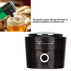 Beer Foamer, Filling Bottled Beer Foam Maker, Portable Frother Vibration Maker Bubbler Dispenser, Make Beer Foam Machine -KitchenAid Shop 41lxti5GcrL