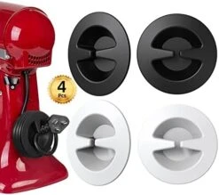 Cord Organizer For Kitchen Appliances, 4Pack Upgraded,Cord Organizer, Appliance Cord Organizer Stick On, Toaster, Coffee-Maker, Pressure-Cooker And Air-Fryer(black/white) -KitchenAid Shop 41lyNT4i6ML. AC