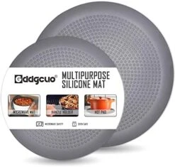 Multi-Purpose Microwave Mat, 12" Silicone Microwave Mats Round, BPA Free Heat Resistant Trivets, Pot Holders, Microwave & Dishwasher Safe (Black, 2Pcs) 24 Multi-Purpose Microwave Mat, 12" Silicone Microwave Mats Round, BPA Free Heat Resistant Trivets, Pot Holders, Microwave & Dishwasher Safe (Black, 2Pcs) -KitchenAid Shop 41m0FTpgyPL. AC