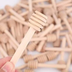 100 Pack Mini Wooden Honey Dipper Sticks - 3 Inch Honey Dippers Server For Honey Dispense Drizzle Honey And Wedding Party Favors -KitchenAid Shop 41m5k7Z9kML