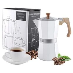 Wedrink Stovetop Espresso Maker Moka Pot 9 Espresso Cup-15.2OZ Cuban Coffee Maker Stove Top Coffee Maker Moka Italian Espresso
