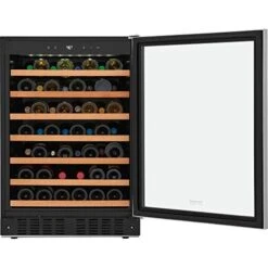 FRIGIDAIRE FGWC5233TS Gallery Series 26 Inch Built-In And Freestanding Single Zone Wine Cooler In Stainless Steel,Silver -KitchenAid Shop 41m9PP7r9xL