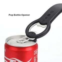 2 In 1 Magnetic Beer Bottle Opener For Fridge And RV With Cap Catcher - Pop Can Soda Can Opener, Stick To Refrigerator For Easy Storage With Magnet, Gift For Men Husband Father- 1 Pack -KitchenAid Shop 41mOPooh6IL