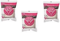01 100-Count Coffee White Paper Filters, 3-Pack Set (Total Of 300 Sheets) (Japan Import) By Hario