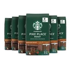 Starbucks Medium Roast Whole Bean Coffee — Pike Place — 100% Arabica — 1 Bag (28 Oz) -KitchenAid Shop 41mXsBVt0DL