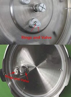 EPSVCSEWN Pressure Cookers Silicone Sealing Gasket Rings Universal Replacement Floater With Sealer For 3 & 8QT 5 Or 6 Quart Models Pot Float Valve Seal Set Of 6 -KitchenAid Shop 41ma43xyMfL