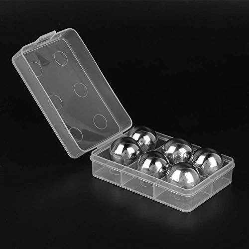 6Pcs Stainless Steel Ice Cubes Cooling Ball Whiskey Stones Reusable Metal Ice Cubes For Whiskey Bourbon Scotch Vodka Liqueurs Beer Wine 4 6Pcs Stainless Steel Ice Cubes Cooling Ball Whiskey Stones Reusable Metal Ice Cubes For Whiskey Bourbon Scotch Vodka Liqueurs Beer Wine - Image 2