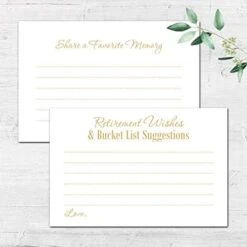 48 Cnt Retirement Wishes, Bucket List And Share A Memory Cards (Gold) -KitchenAid Shop 41mh6Wn5cKL. AC