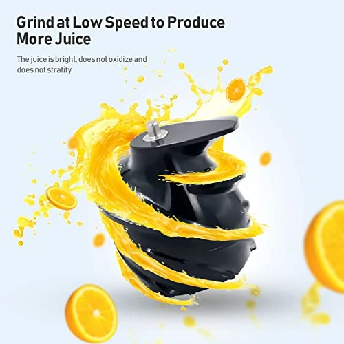 Slow Masticating Mini Juicer Extractor Easy To Clean, Cold Press Juicer Machine With Quiet Motor For High Nutrient Fruit Juice (Brush Included) 5 Slow Masticating Mini Juicer Extractor Easy To Clean, Cold Press Juicer Machine With Quiet Motor For High Nutrient Fruit Juice (Brush Included) - Image 3