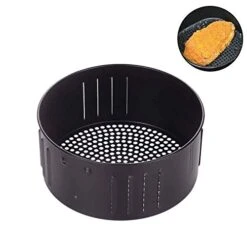 Air Fryer Basket,Non Stick Kitchen Roasting Tin Cooking,Drain Oil Frying Basket -KitchenAid Shop 41mjeRJN5JL